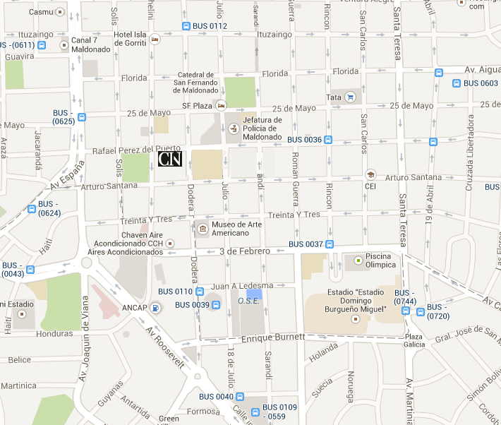 Mapa del Estudio Cra. Ins Nol